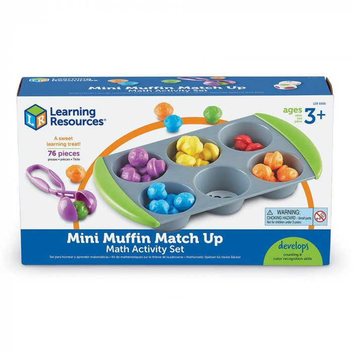 Joc matematic - Mini briose, Learning Resources, 2-3 ani + [8]