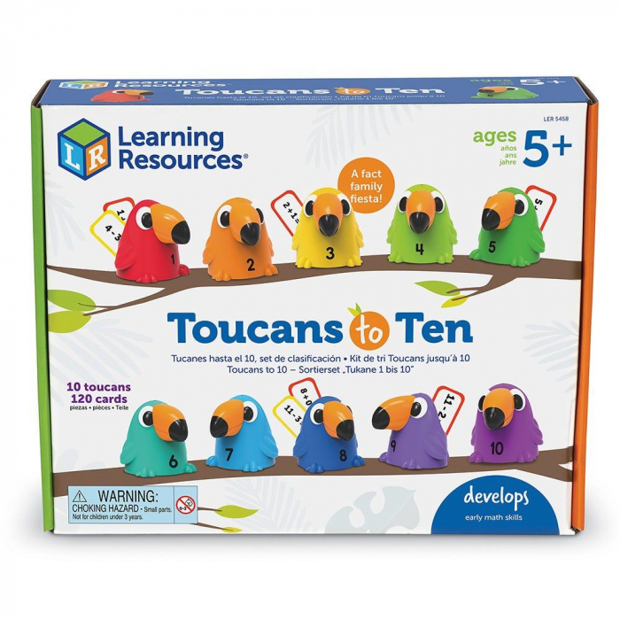 Joc matematic - Pasari tropicale, Learning Resources, 4-5 ani + [5]
