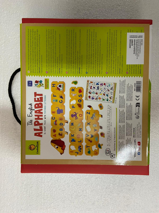 Joc Montessori - Puzzle Alfabet – Cățelul Prietenos, 3-6 ani, Ludattica [3]