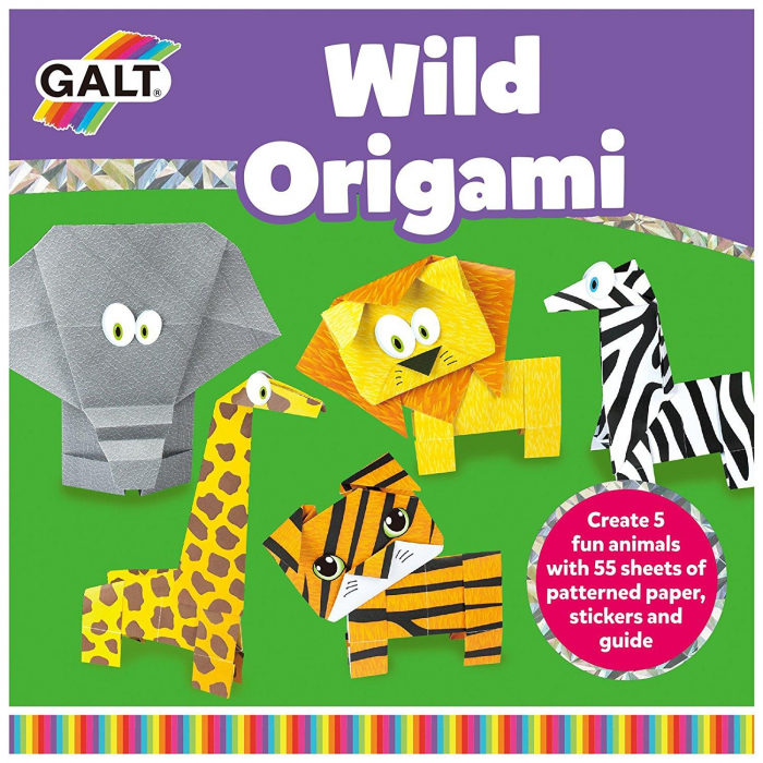Joc Origami - Animalute salbatice, Galt, 6-7 ani + [7]