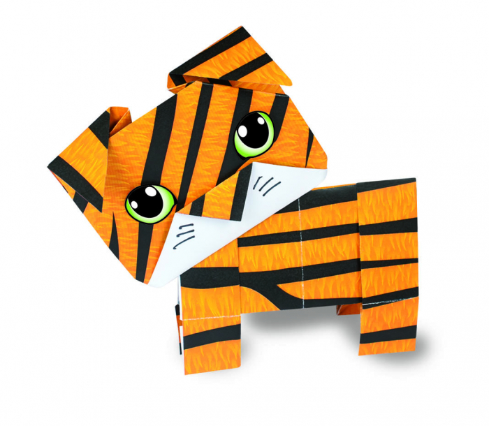 Joc Origami - Animalute salbatice, Galt, 6-7 ani + [5]