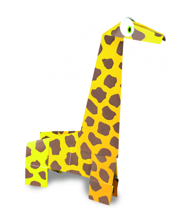 Joc Origami - Animalute salbatice, Galt, 6-7 ani + [3]