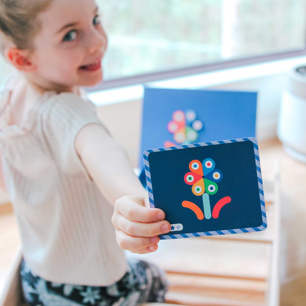 Joc puzzle magnetic de arta si asociere - Forme [8]