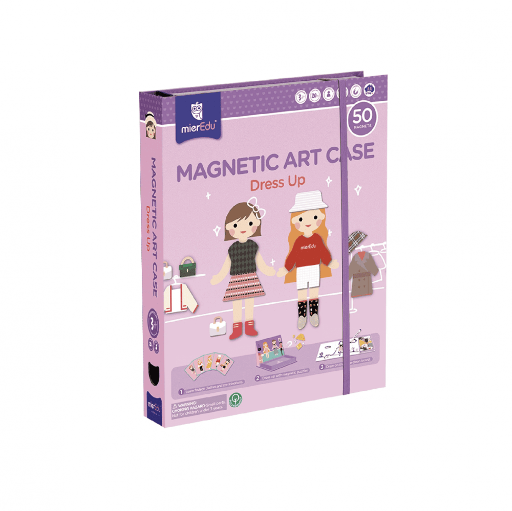 Joc puzzle magnetic de arta si asociere - Imbracaminte [1]