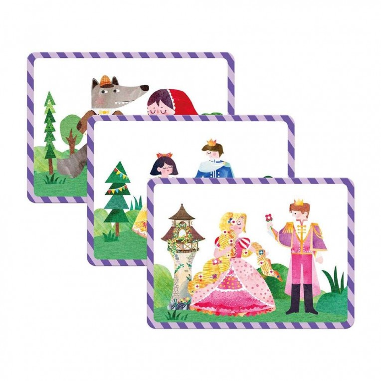 Joc puzzle magnetic de arta si asociere - Povesti [7]