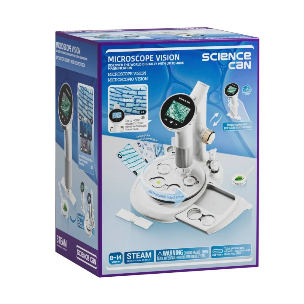 Joc STEM Microscop digital cu ecran integrat, TopBright [2]