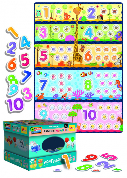 Joc tactil Montessori - Numaram si ne distram, LISCIANI, 2-3 ani + [2]