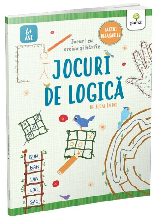 Jocuri de logica de jucat in doi, Editura Gama, 6 ani +