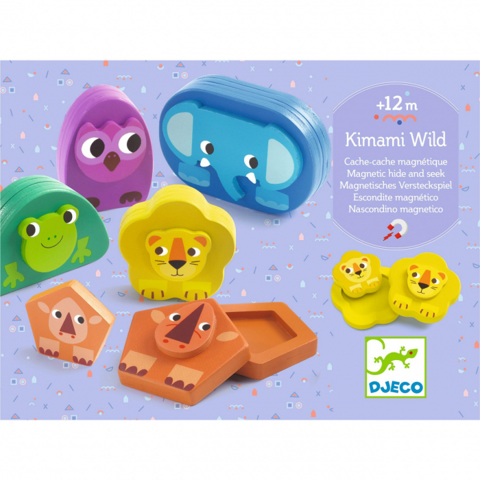 Jucarie bebe educativa Kimami Wild Djeco, 12 luni+ [4]
