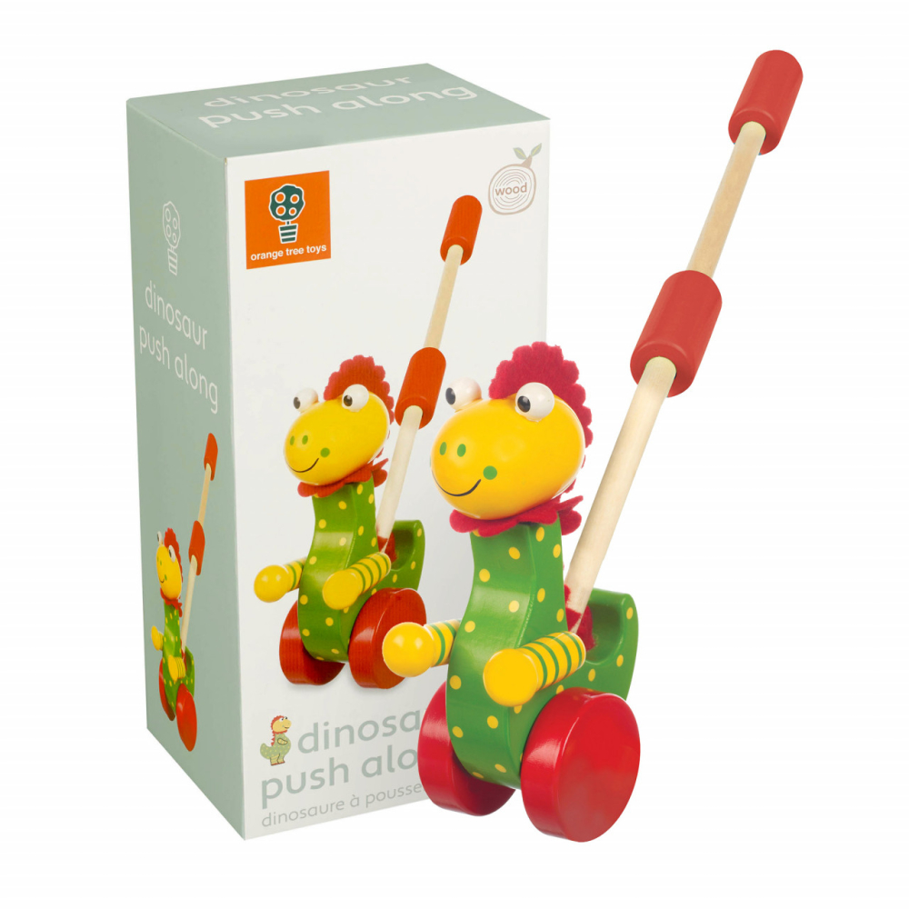 Jucarie de impins dinozaur, Orange Tree Toys [2]
