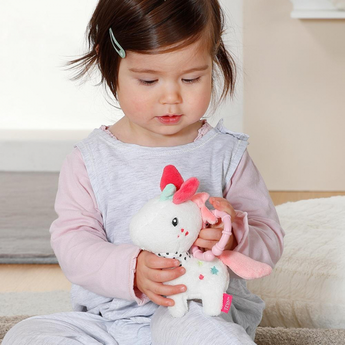 Jucarie de plus mini - Unicorn, Fehn, 0-1 ani + [2]