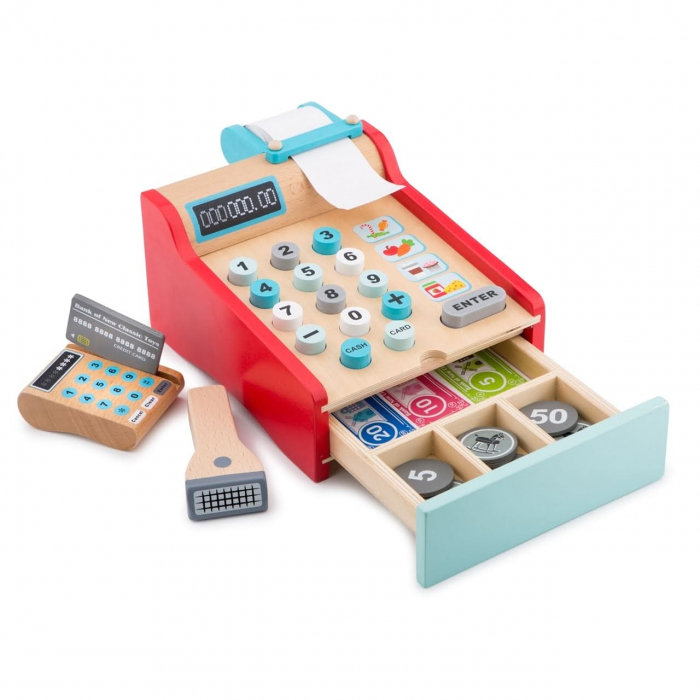 Jucarie de rol Casa de marcat, New Classic Toys, 2-3 ani + [6]