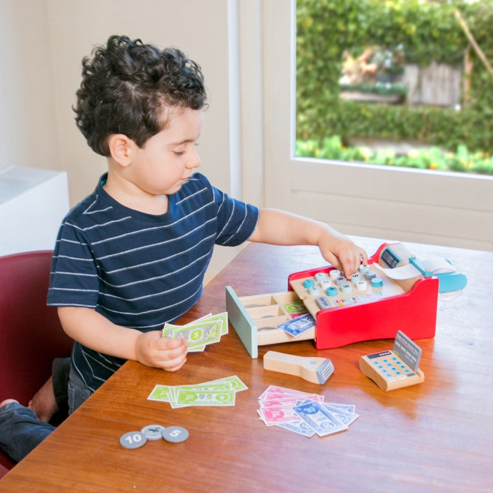 Jucarie de rol Casa de marcat, New Classic Toys, 2-3 ani + [10]