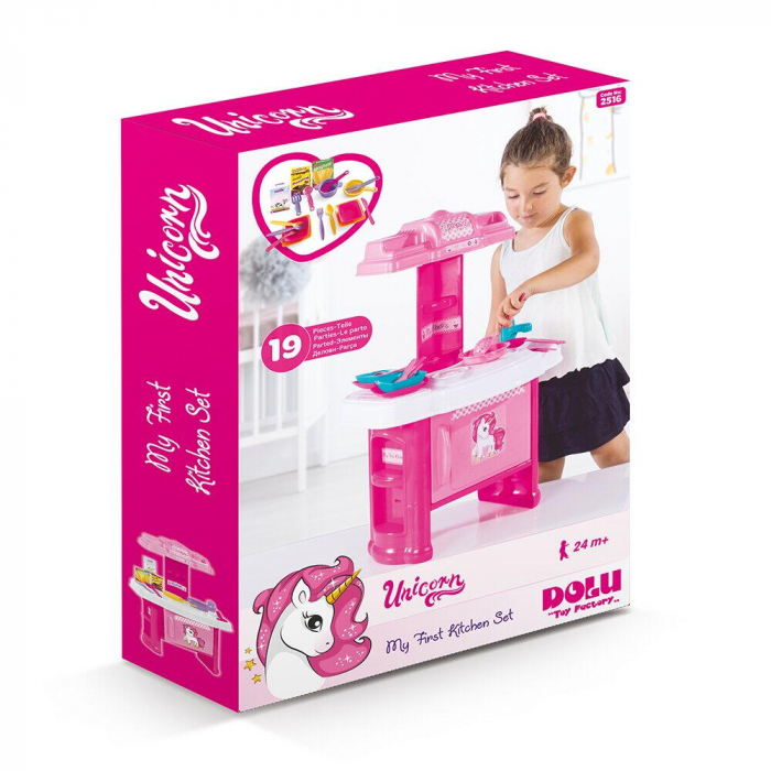 Jucarie de rol Prima mea bucatarie, Unicorn, DOLU, 2-3 ani + [2]