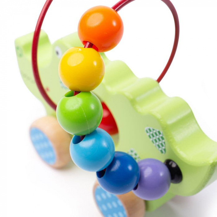 Jucarie dexteritate - Crocodil, BIGJIGS Toys, 1-2 ani + [4]