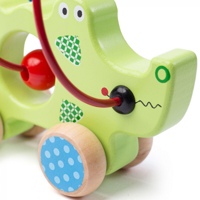 Jucarie dexteritate - Crocodil, BIGJIGS Toys, 1-2 ani + [3]