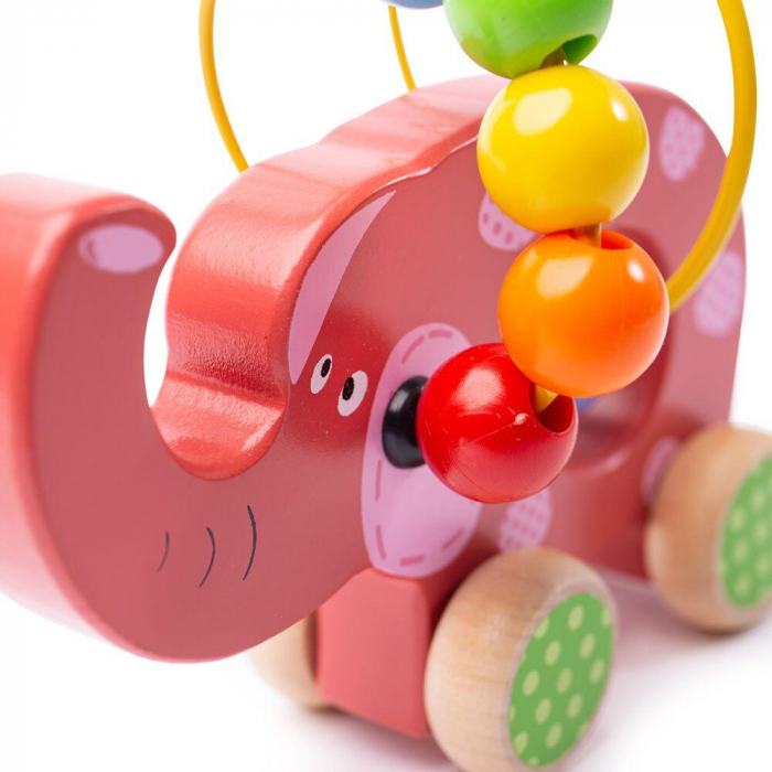 Jucarie dexteritate - Elefantel, BIGJIGS Toys, 1-2 ani + [2]