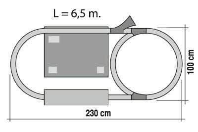 Jucarie interactiva Trenulet electric High Speed RENFE cu statie, tunel si oras, Pequetren, 2-3 ani + [6]