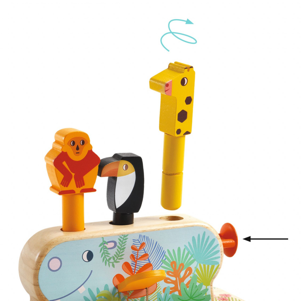 Jucarie pop-up multi activity, Djeco, 18 luni+ [3]