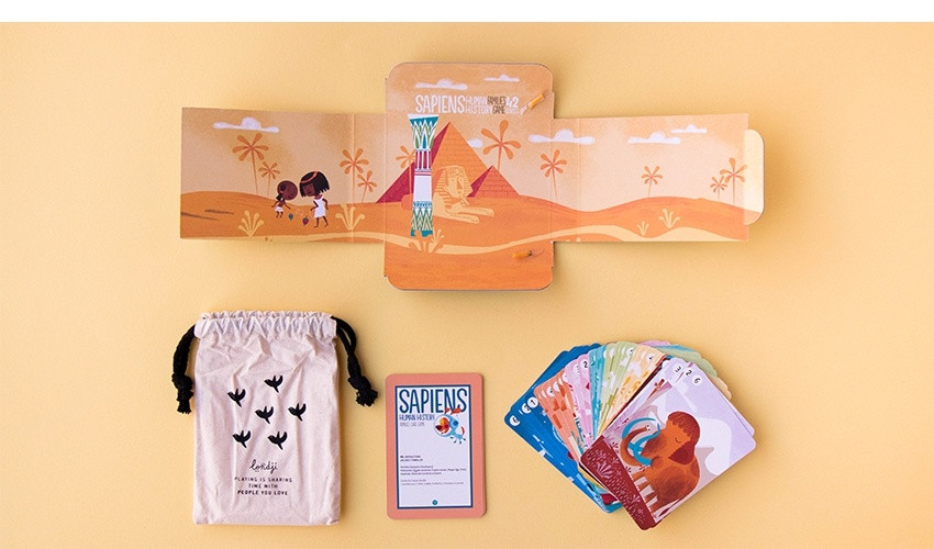 Jucarii Educative Joc de carti Londji, Sapiens, 2-3 ani + [3]