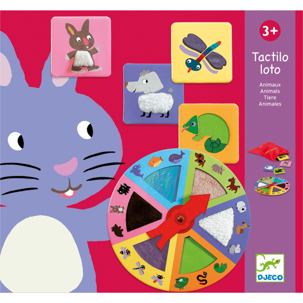 Jucarii Montessori Tactilo loto Djeco, 2-3 ani + [2]