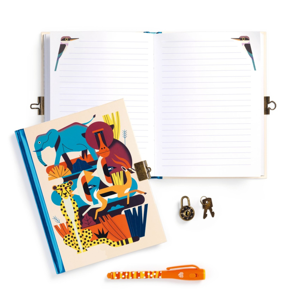 Jurnal secret Djeco cu pix magic, Owen, 2-3 ani + [4]