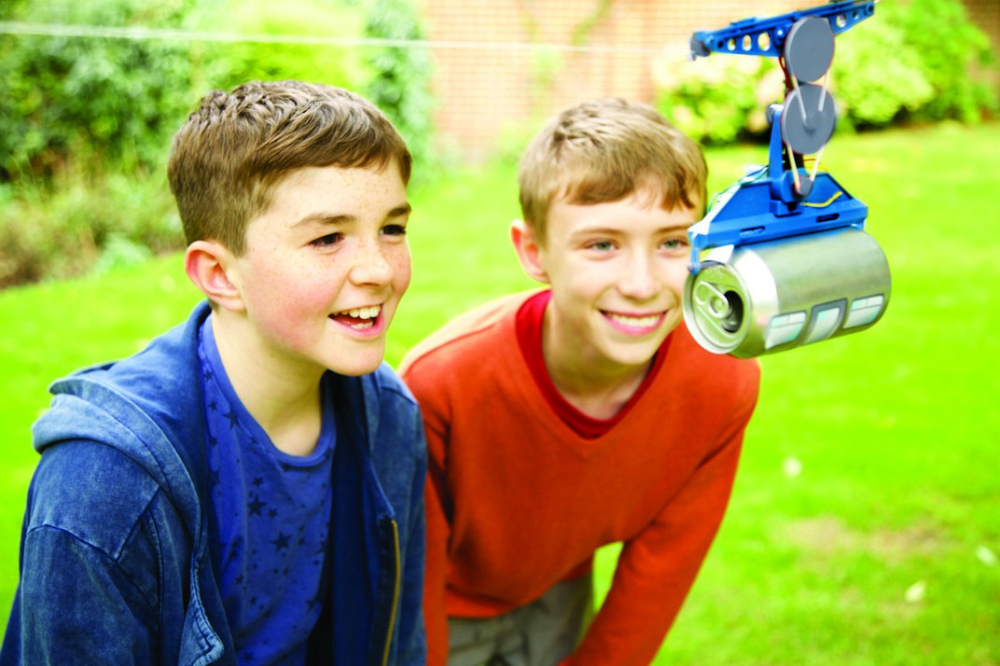Kit constructie robot - Tin Can Cable Car, Kidz Robotix [5]