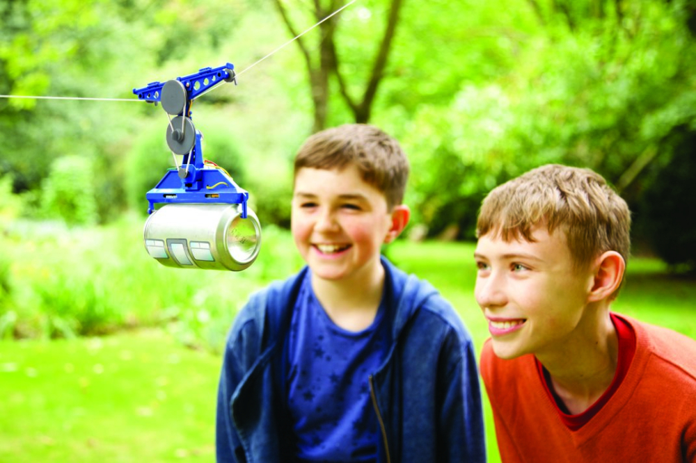 Kit constructie robot - Tin Can Cable Car, Kidz Robotix [4]