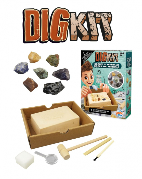 Kit de sapat - Roci si Minerale, BUKI France, 8-9 ani + [3]