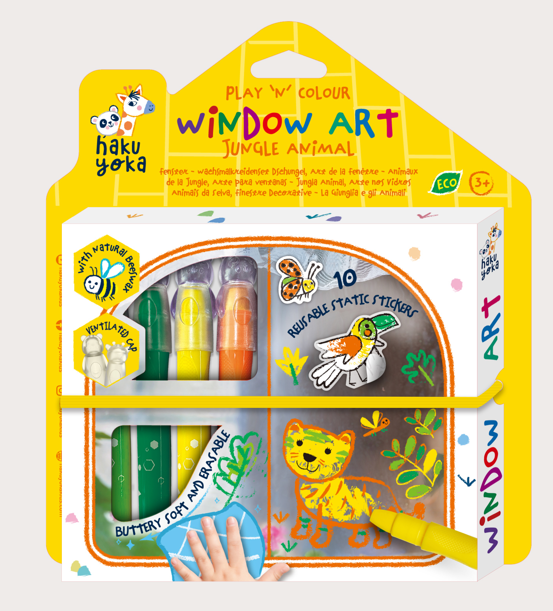 Kit DIY decorare fereasta - Animale din Jungla [1]