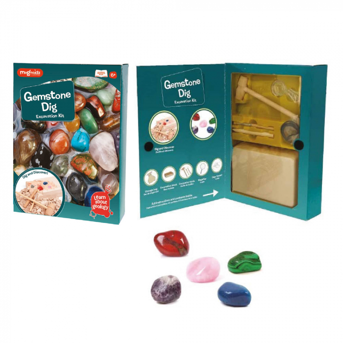Kit excavare - Pietre Pretioase MAGNOIDZ, +6 ani [3]