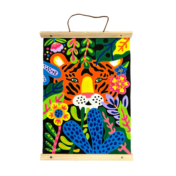 Kit panza canvas - Picteaza pe numere - Tiger Eyes [3]