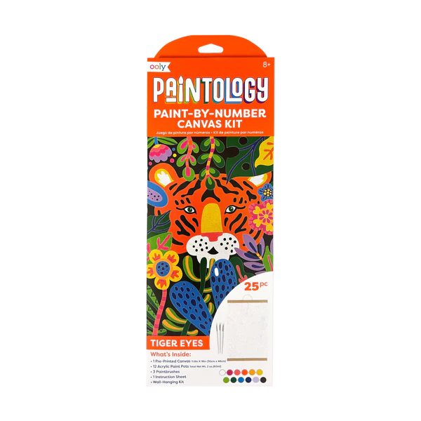 Kit panza canvas - Picteaza pe numere - Tiger Eyes [1]