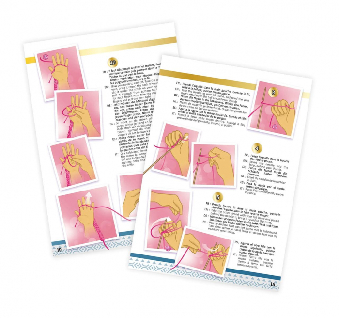 Kit pentru tricotat, BUKI France, 8-9 ani + [7]