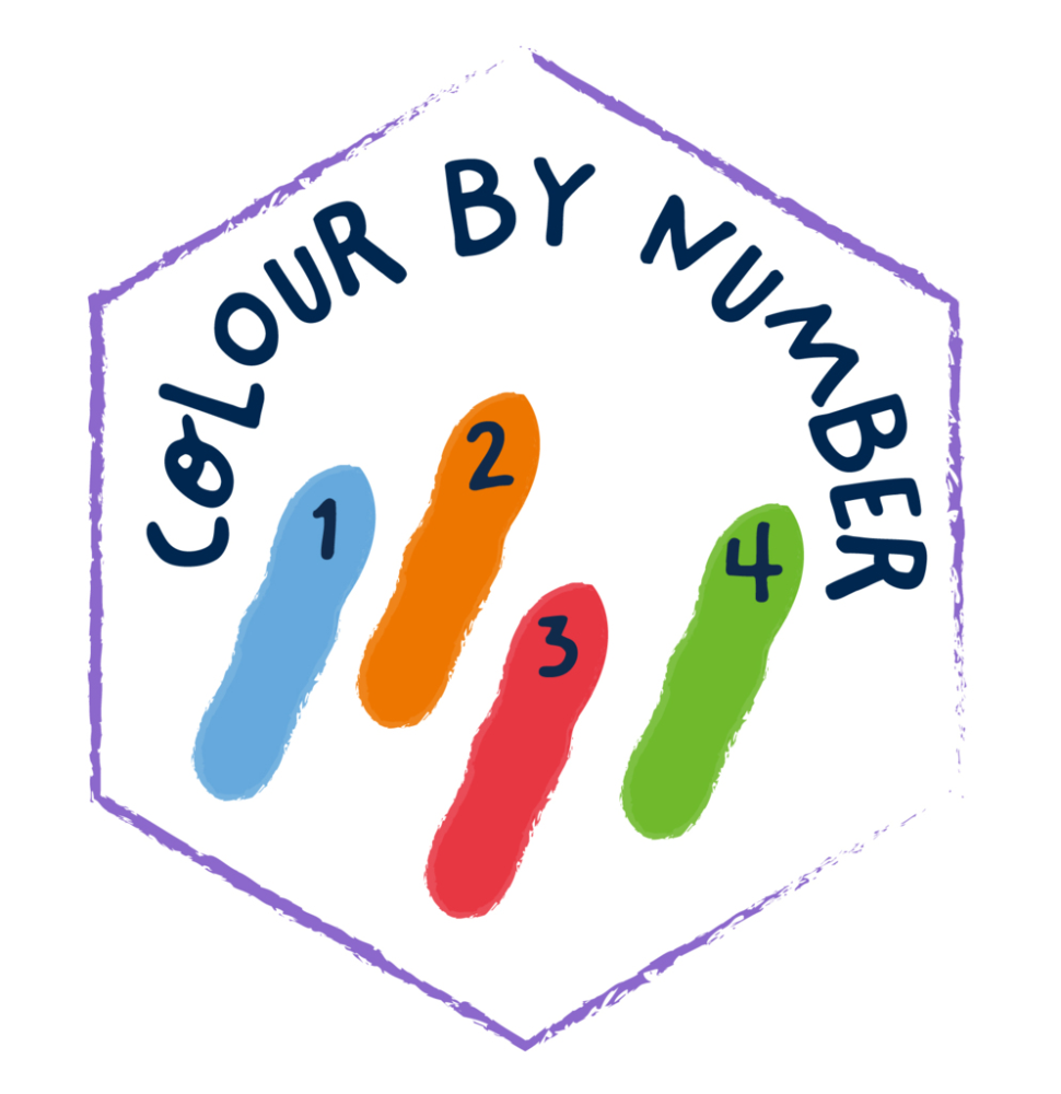 Kit rola de desenat pe numere - 2 m, include 4 creioane colorate cerate, Subacvatic - Haku Yoka [8]