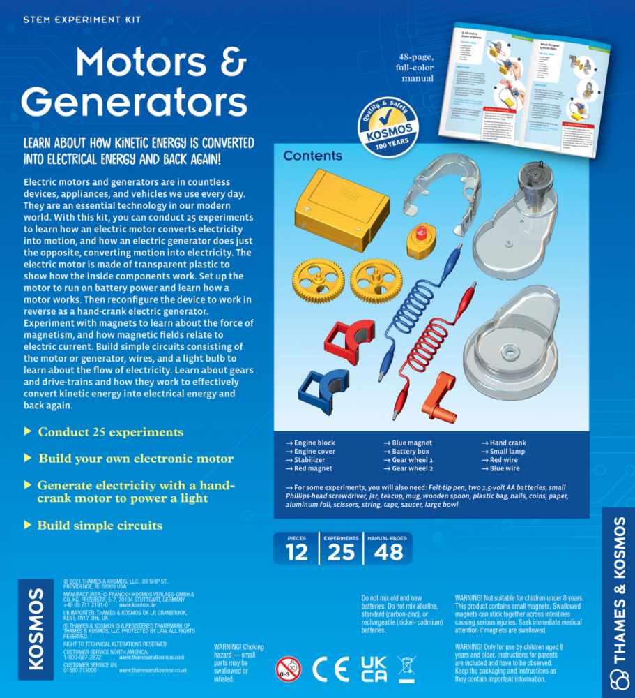 Kit STEM de construit motoare si generatoare [4]