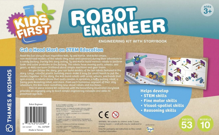 Kit STEM de construit roboti, Thames & Kosmos, 3-7 ani [5]