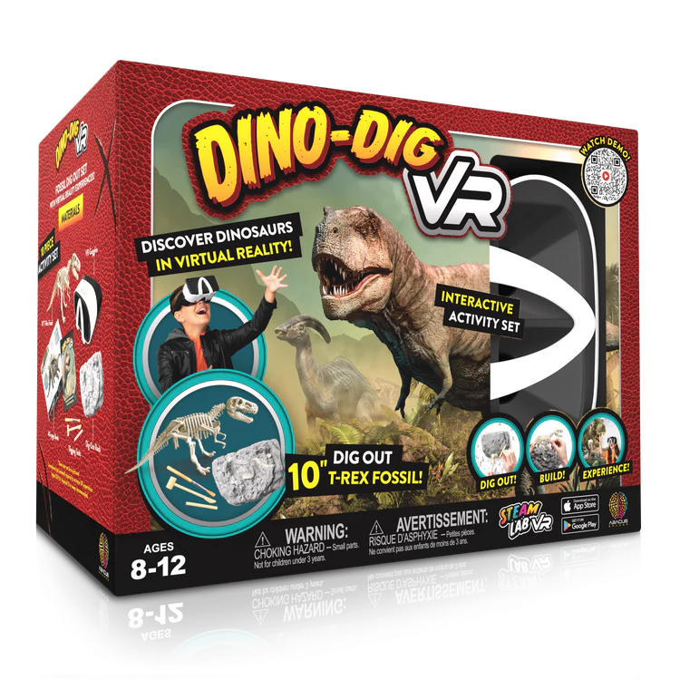 Kit STEM interactiv VR - Descopera Dinozaurii in Realitate Virtuala [1]