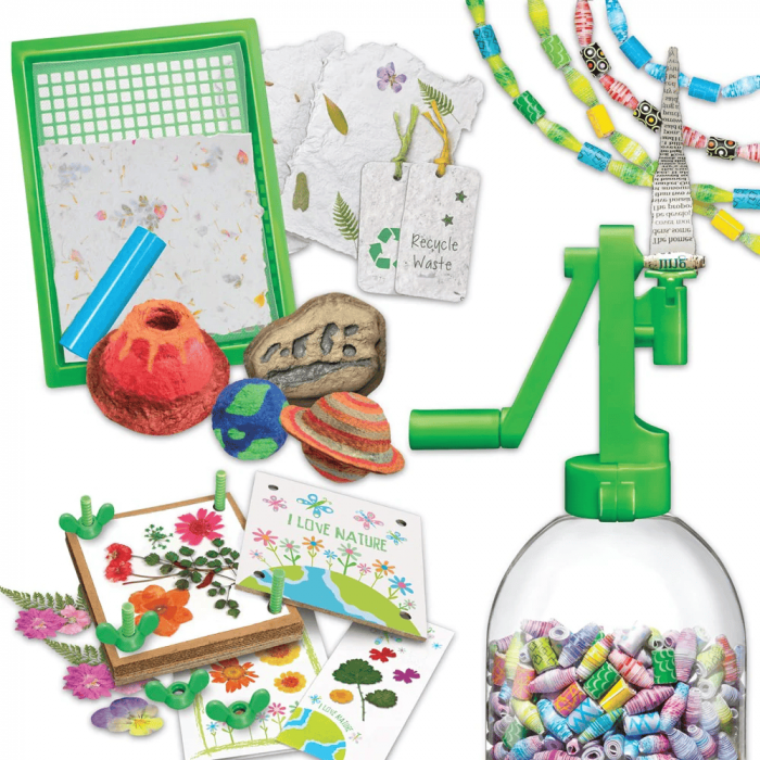 Kit stiintific - Arta cu Hartie Reciclata, STEAM Kids, 4M, +5 ani [2]