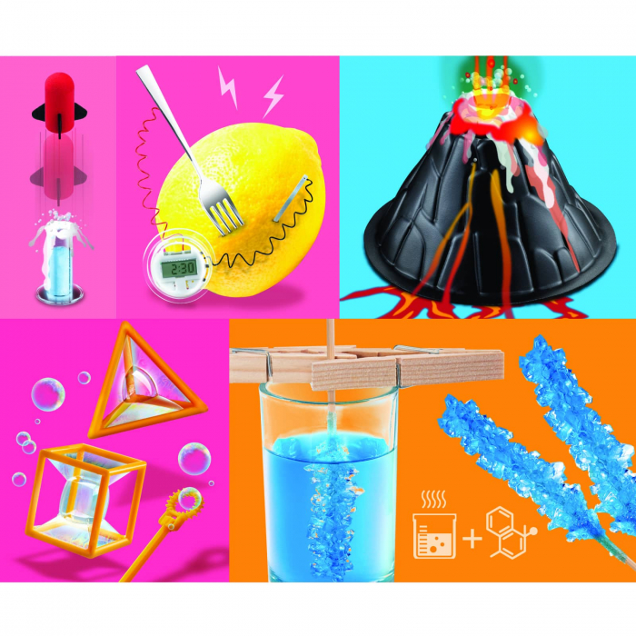 Kit stiintific - Descoperiri stiintifice Vol. 1 - 42 experimente, STEAM Kids, 4M, +8 ani [5]