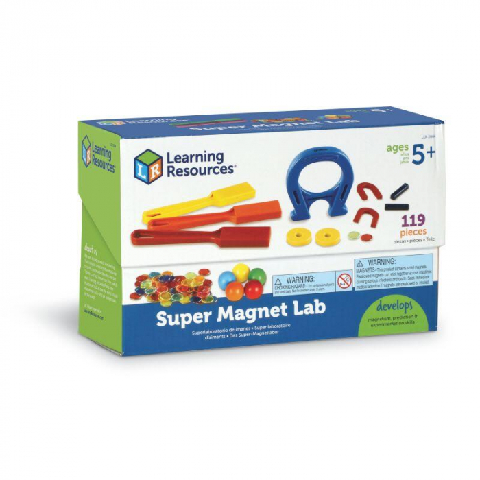 Kitul clasei cu jucarii magnetice, Learning Resources, 4-5 ani + [6]