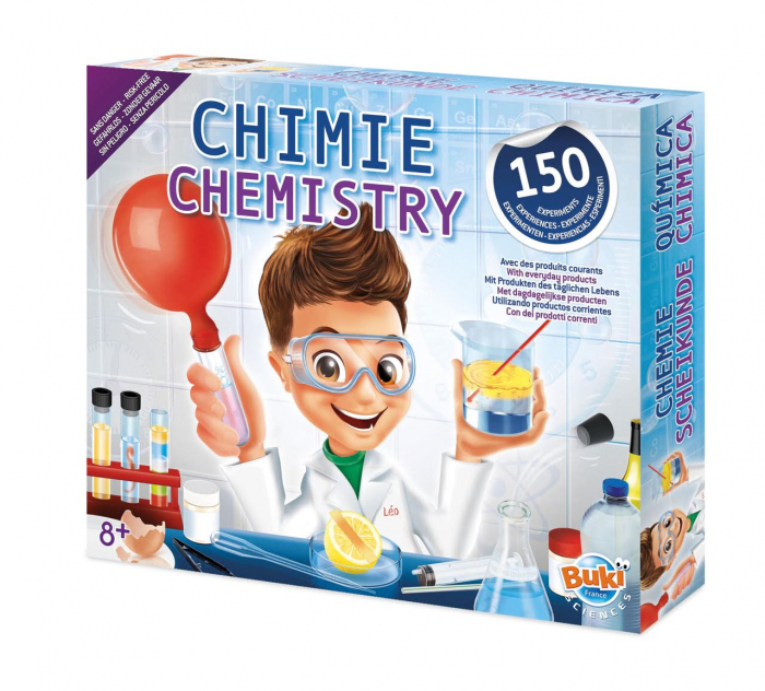 Laboratorul de chimie - 150 de experimente, BUKI France, 8-9 ani + [2]