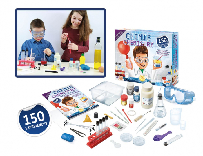 Laboratorul de chimie - 150 de experimente, BUKI France, 8-9 ani + [3]
