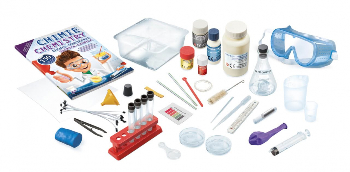 Laboratorul de chimie - 150 de experimente, BUKI France, 8-9 ani + [6]