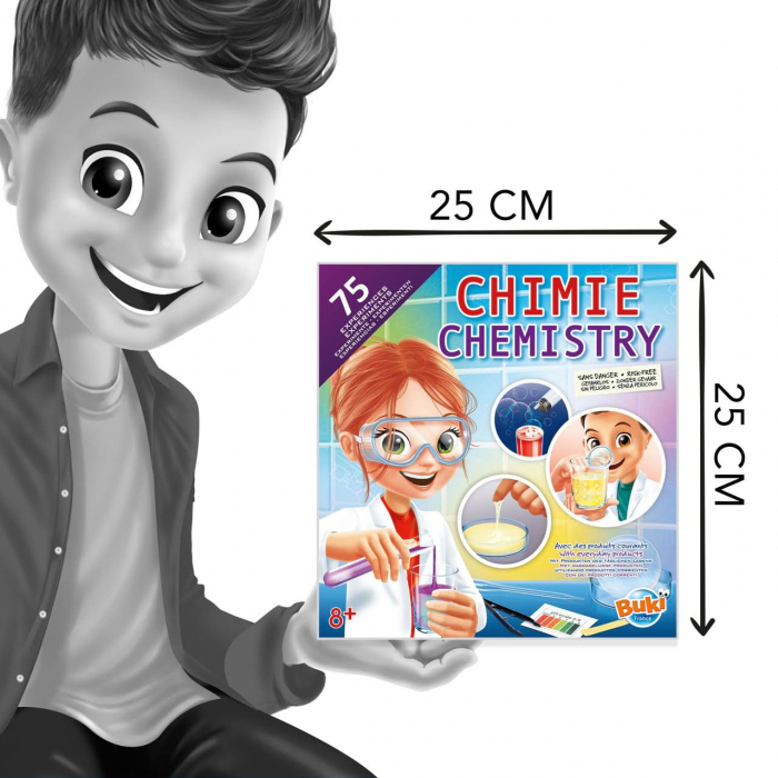 Laboratorul de chimie - 75 de experimente, BUKI France, 8-9 ani + [7]