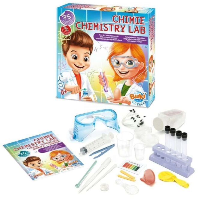 Laboratorul de chimie - 75 de experimente, BUKI France, 8-9 ani + [2]