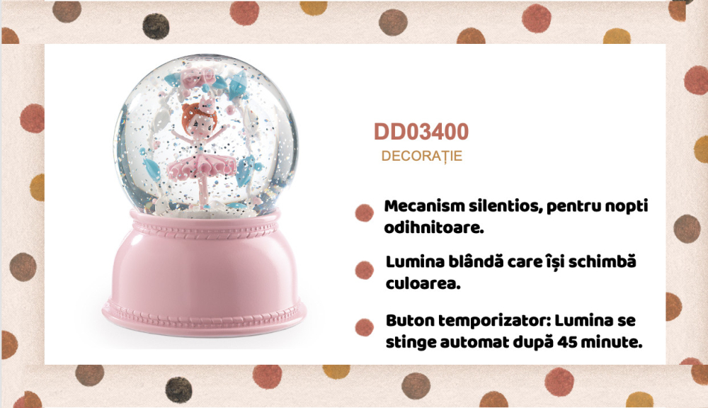 Lampa de veghe balerina Djeco, 0-1 ani + [5]