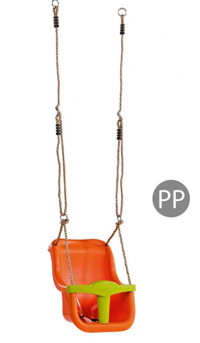 Leagan Baby Seat LUXE Culoare: Orange/Lime Green, franghie PP 10, KBT, 6-36 luni [2]