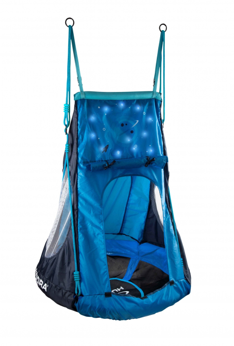 Leagan cuib cu cort cu LED Cosmos Ø 90 cm, Hudora [2]