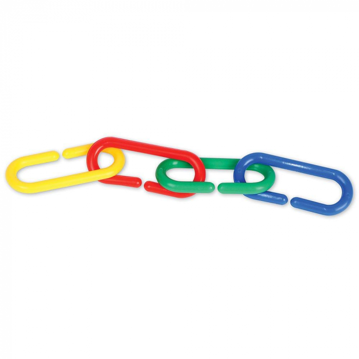 Linknlearn - verigi 4 culori set 500, Learning Resources, 2-3 ani + [4]